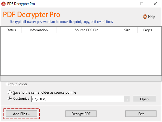 PDF Decrypter Pro