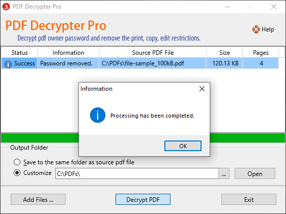 PDF Decrypter Pro